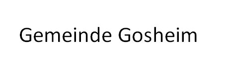 Gemeinde Gosheim